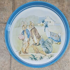 Vintage Rabbit Graphic Tray